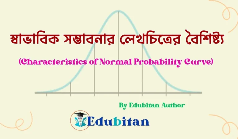 Characteristics of Normal Probability Curve