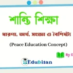 Peace Education Concept